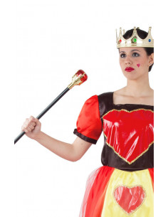 Tomaibaby Disfraz de Cetro de Rey Bastón para Caminar Accesorio de Plástico Accesorios de Disfraz de Rey Real para Adultos Niños Suministros para Fiestas de Halloween