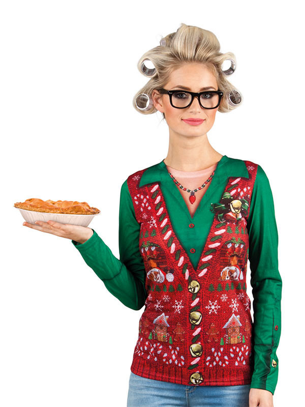 Camiseta de Navidad para mujer - Envío 24h|Comprar Disfraces Bacanal