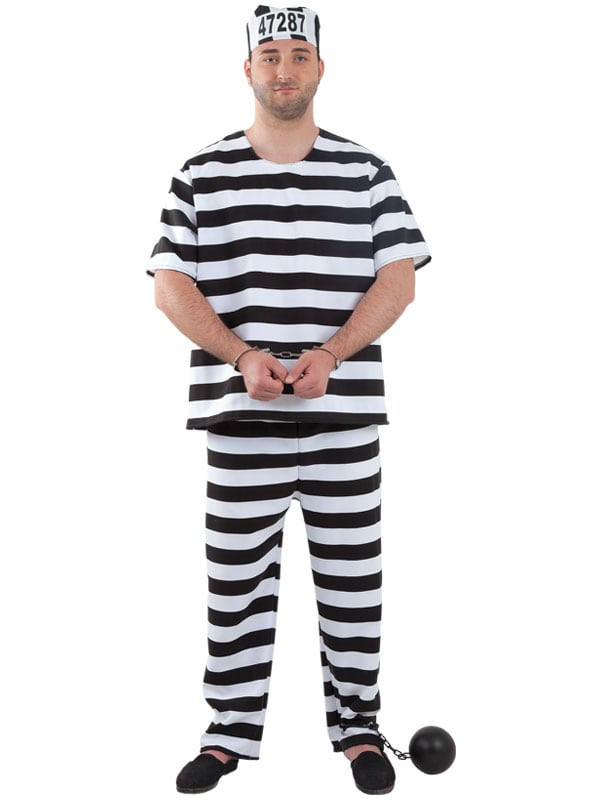 Disfraz preso americano para hombre - Compra en Disfraces Bacanal