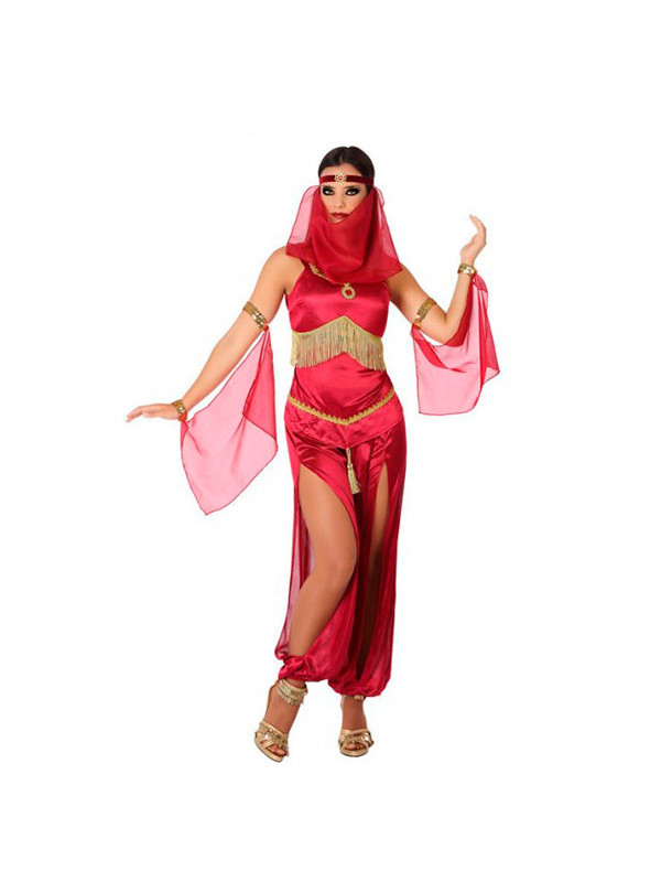 mañana pista grava Disfraz de árabe roja para mujer - Envío 24h|Compra Disfraces Bacanal