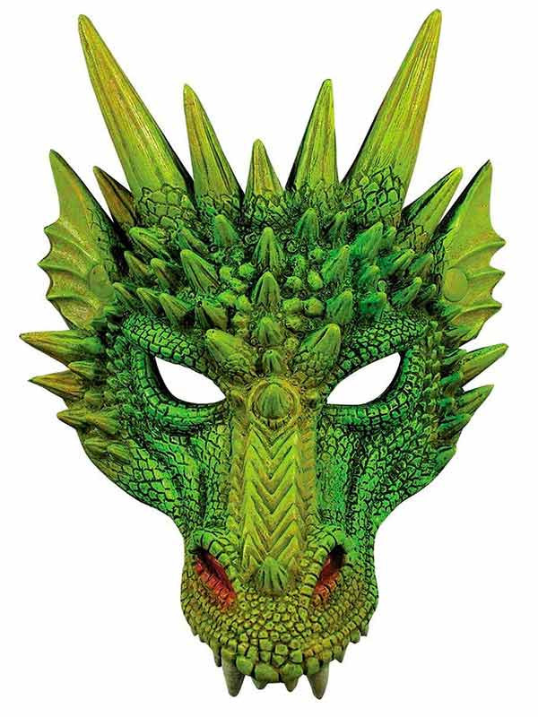 erupción Facilitar Credo Máscara dragón verde - Envío en 24h|Comprar en Disfraces Bacanal