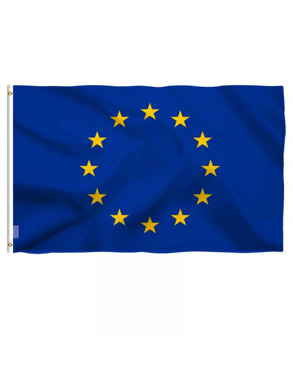 Bandera de tela UE para exteriores