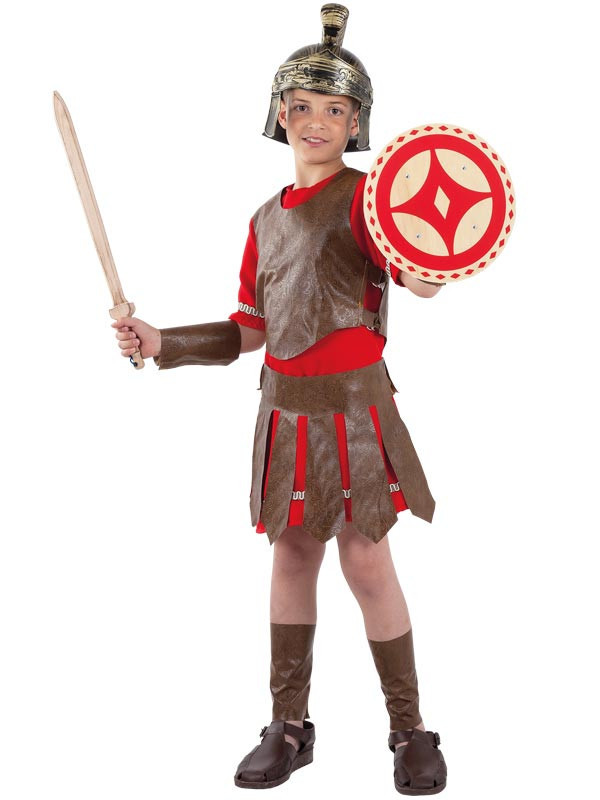 escena Antecedente Sin sentido Disfraz romano guerrero infantil - Comprar en Tienda Disfraces Bacanal
