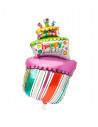 Globo tarta de cumpleaños