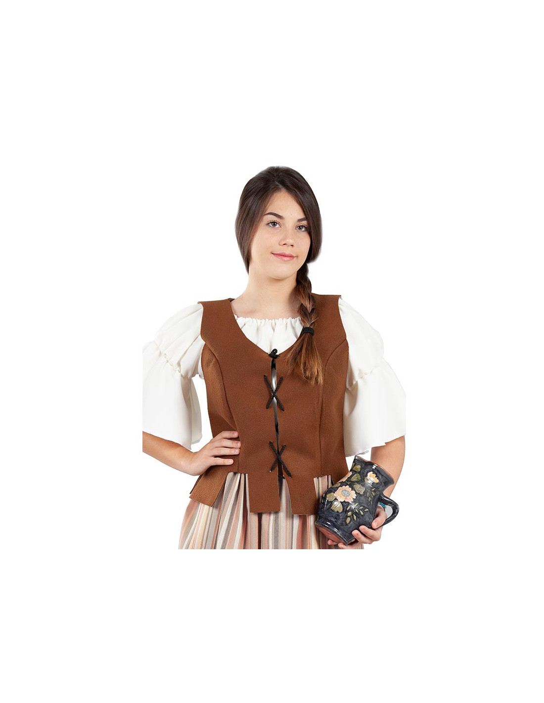 Chaleco Mujer Medieval.Confeccion Medieval - Disfraces Teular