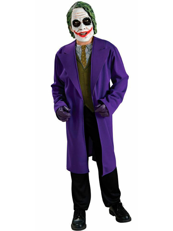 magia Posteridad Cerveza inglesa Disfraz The Joker para niño - Comprar en Tienda Disfraces Bacanal