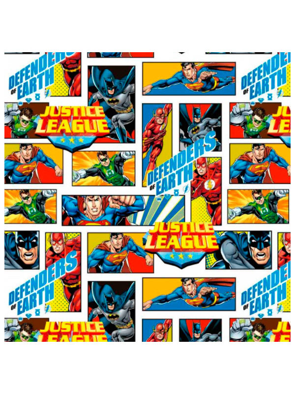 Tela superhéroes Liga de la Justicia