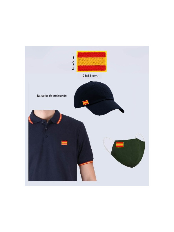 Bandera de España bordada
