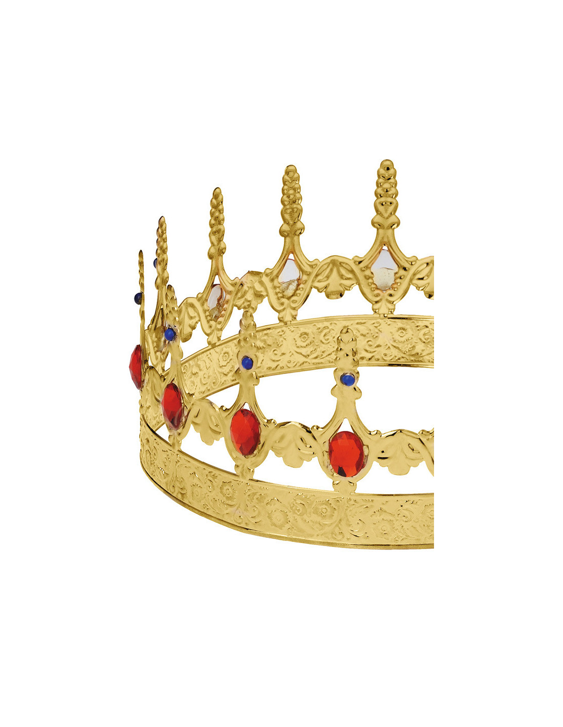 limpiar pimienta Sofocante Corona rey metal - Comprar en Tienda Disfraces Bacanal