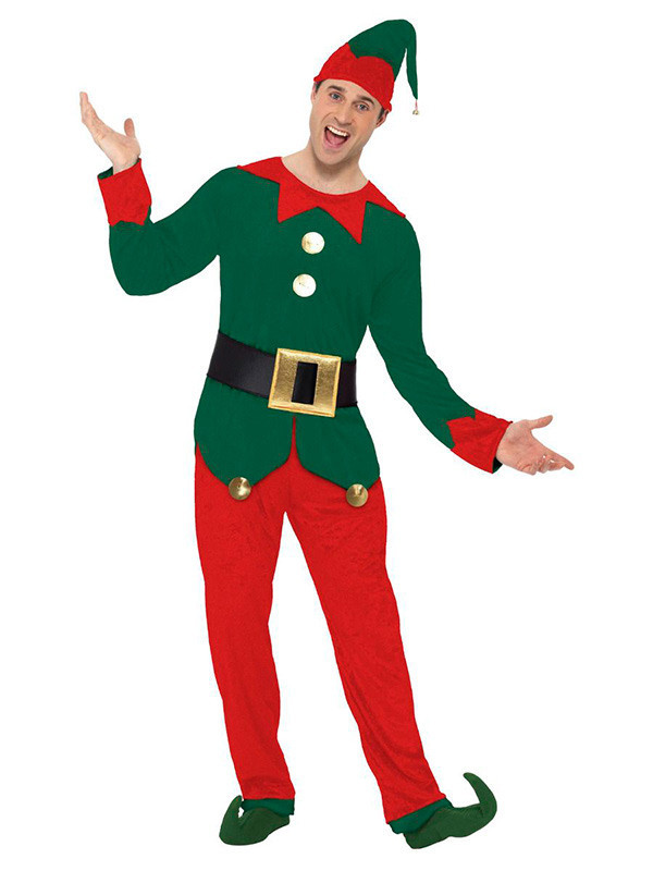 Disfraz de Elfo Navidad para hombre