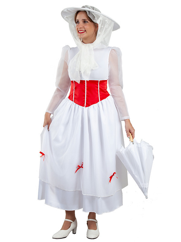Disfraz niñera Poppins para mujer