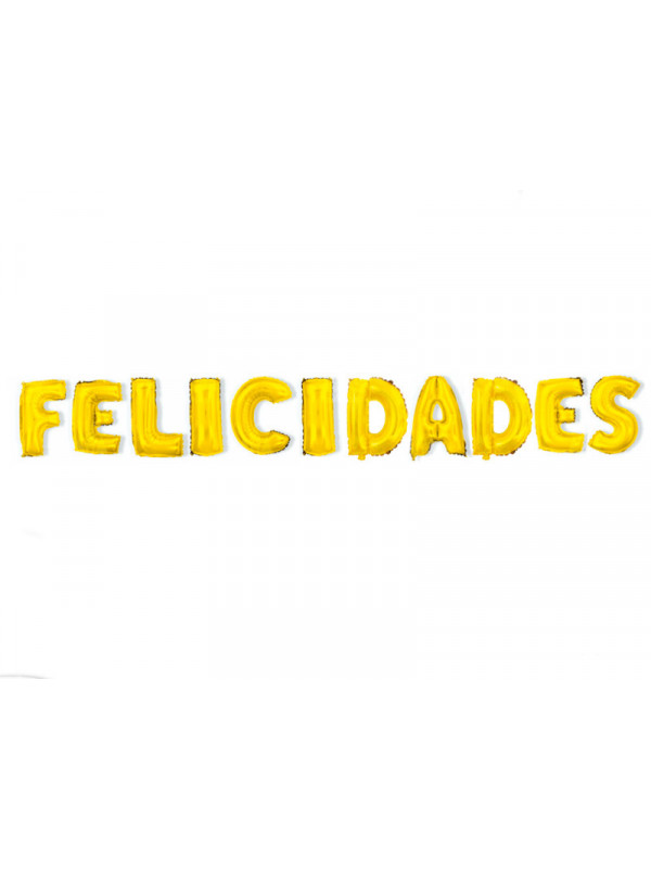 Globo Felicidades letras