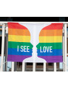 Bandera Orgullo I see love