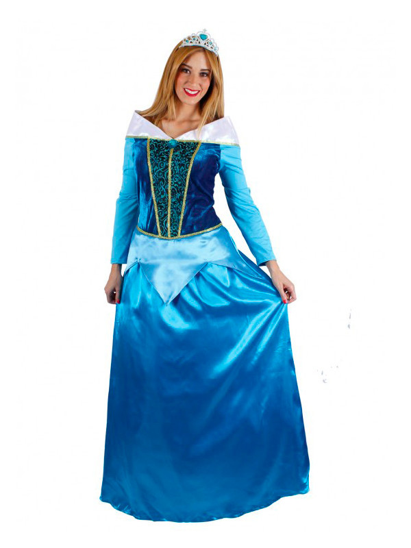 Disfraz Princesa Azul para mujer