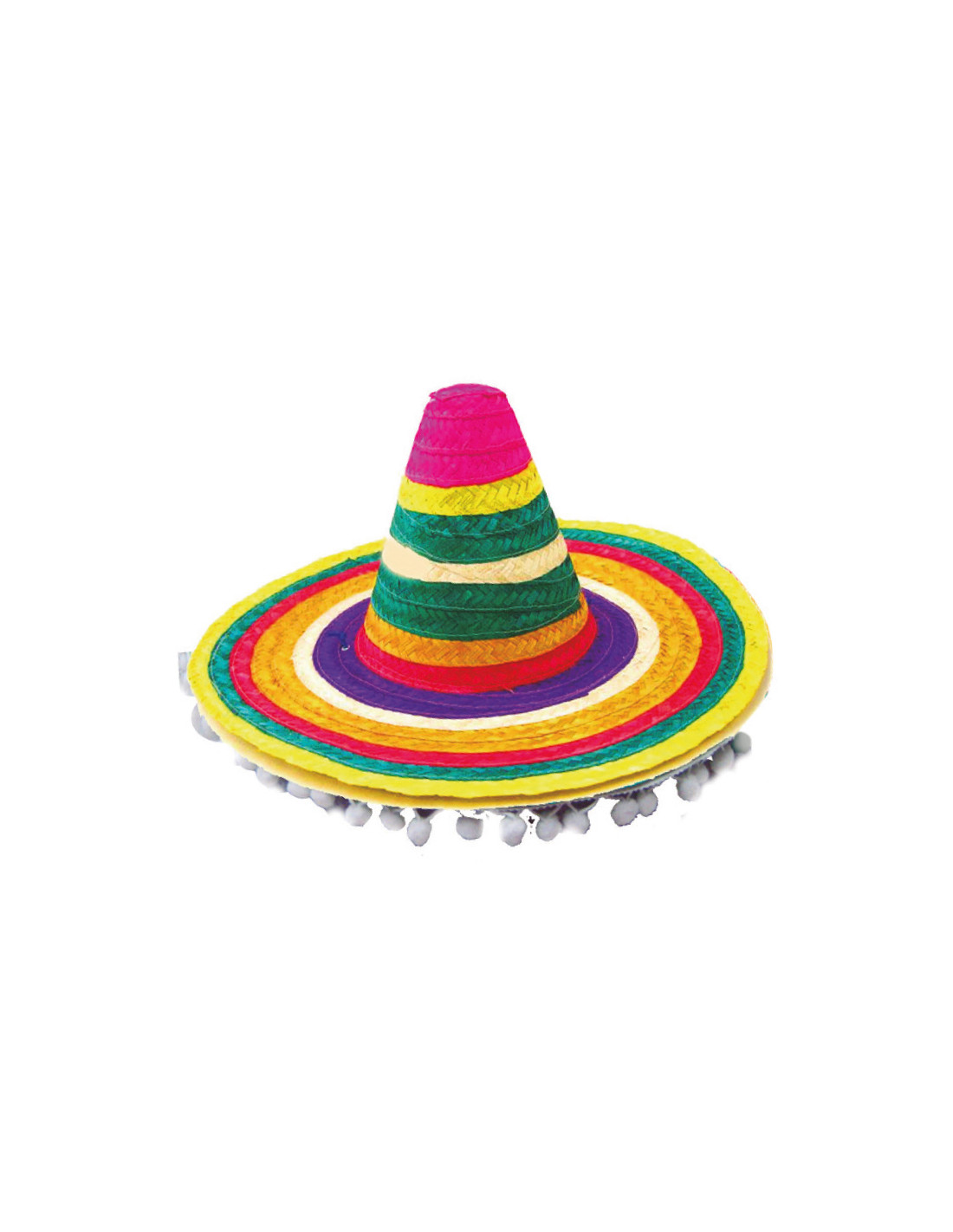 Sombrero mexicano multicolor infantil Bacanal