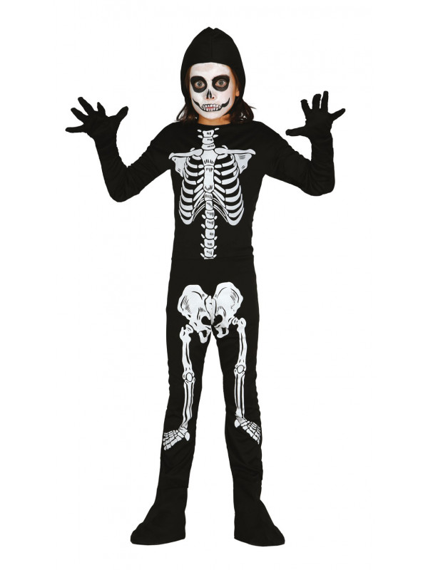 Disfraz esqueleto siniestro infantil