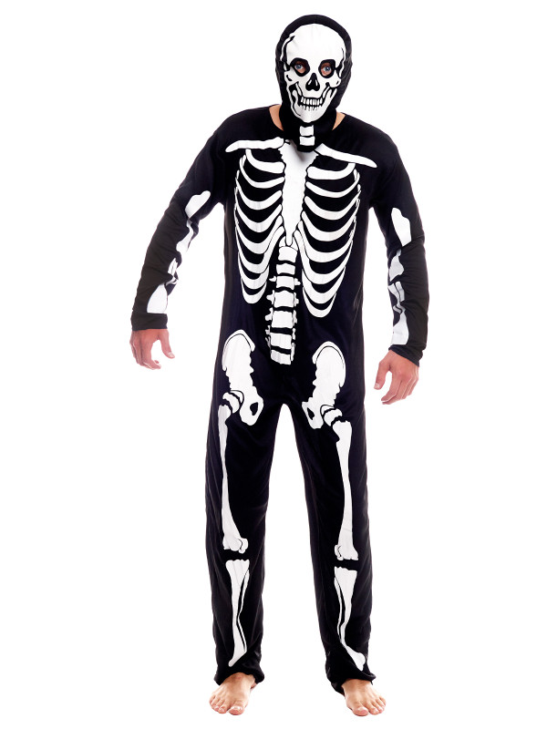 Disfraz esqueleto huesos para adulto