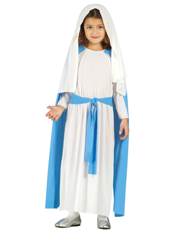 Disfraz de Vírgen María infantil