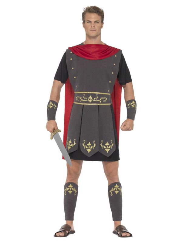 Disfraz gladiador romano con capa