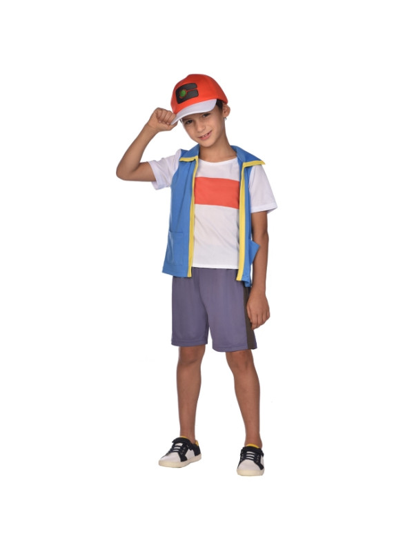 sistemático impacto Propio Disfraz Ash Pokemon para niño - Envíos 24h | Disfraces Bacanal