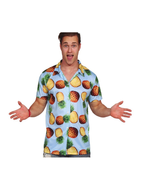 Camisa hawaiana piñas