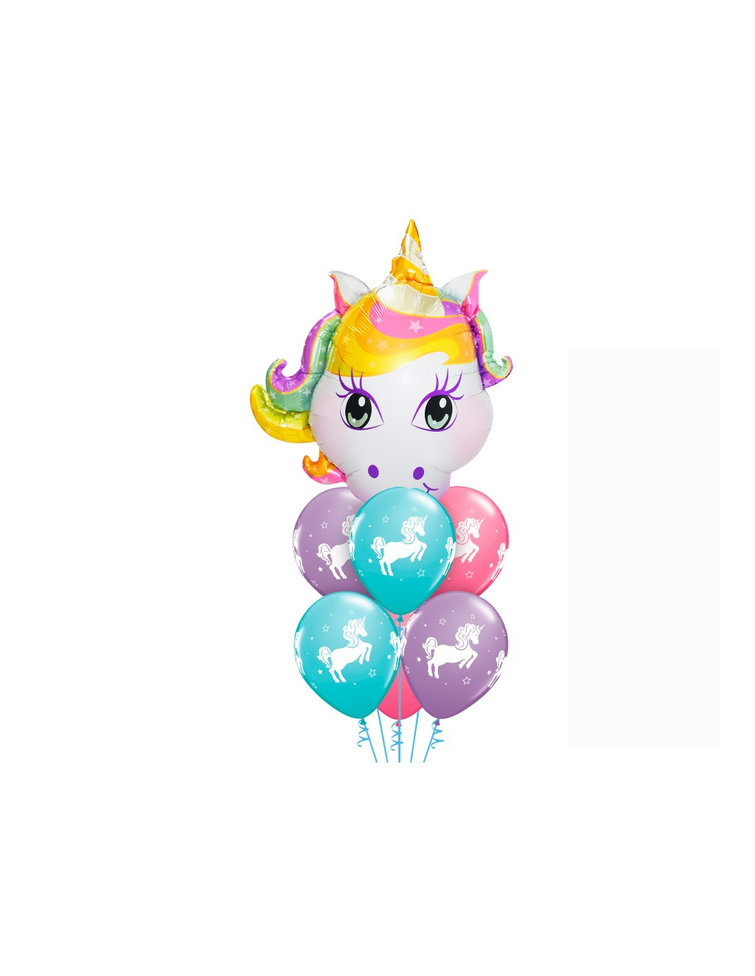 cisne peine tocino Set globos unicornio - Envíos 24h | Disfraces Bacanal