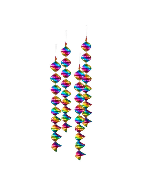 Espirales de decoración multicolor