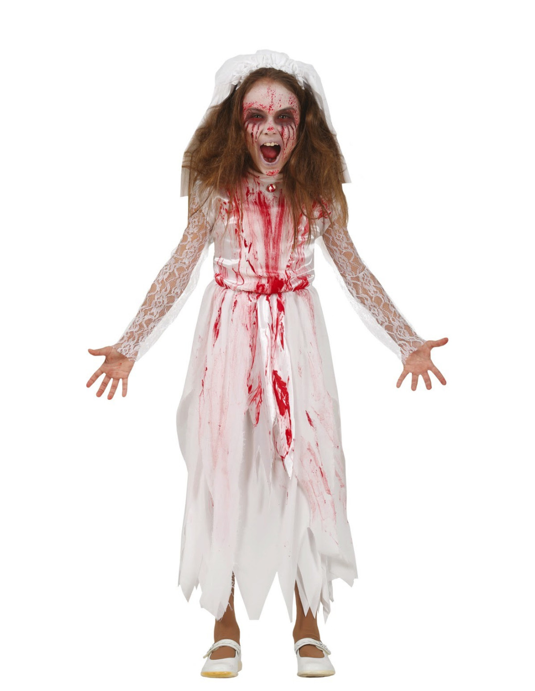 Descriptivo Exquisito Manuscrito Disfraz novia zombie infantil - Envío 24h|Disfraces Bacanal