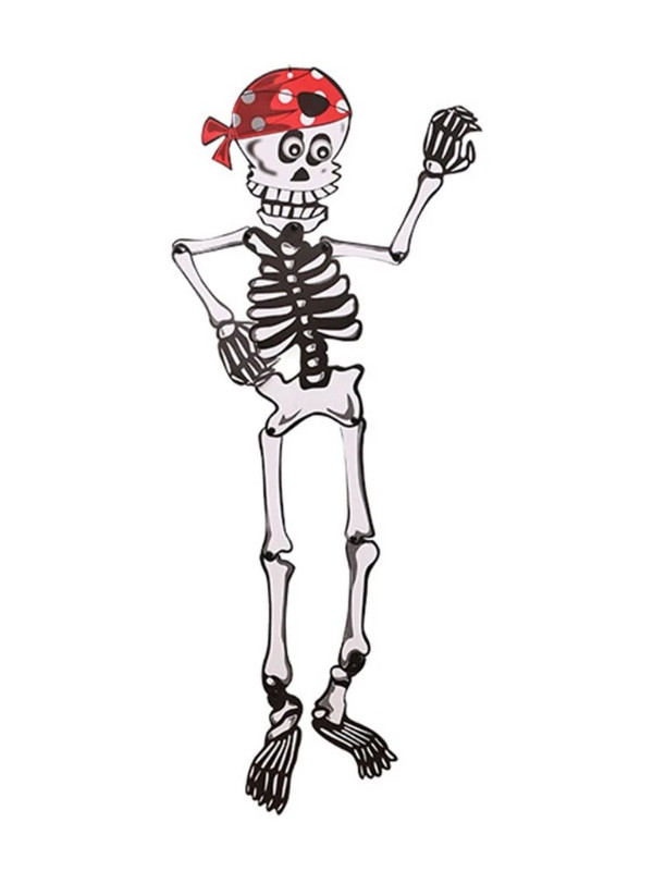 Figura de esqueleto pirata