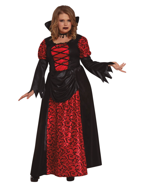 Disfraz Halloween Mujer: Disfraz Vampiresa Adulta Talla Grande