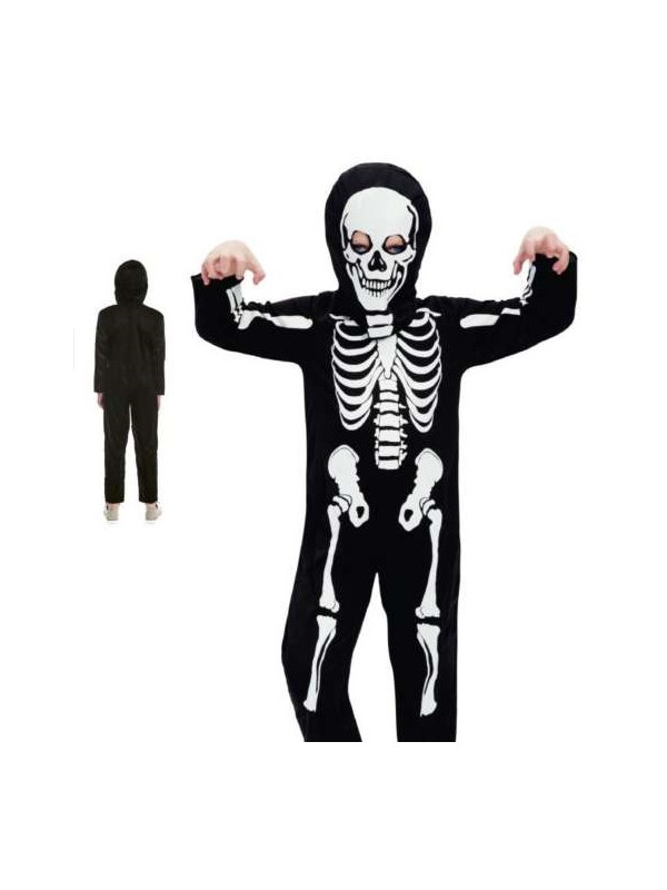 Disfraz esqueleto huesos infantil