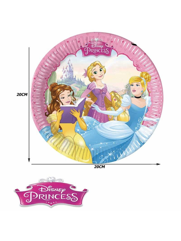 6 Platos Princesas Disney