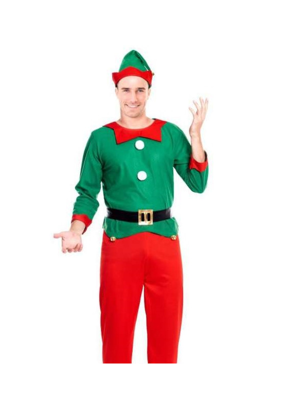 Disfraz Elfo navideño para hombre