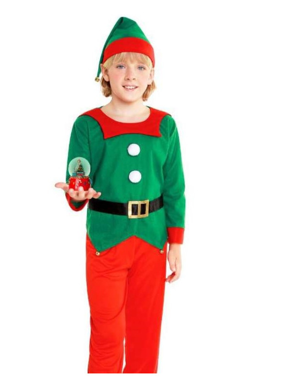 Disfraz Elfo navideño para niño