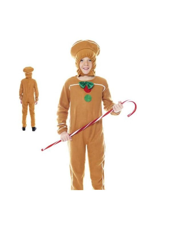Disfraz galletita infantil, que incluye mono y gorro.