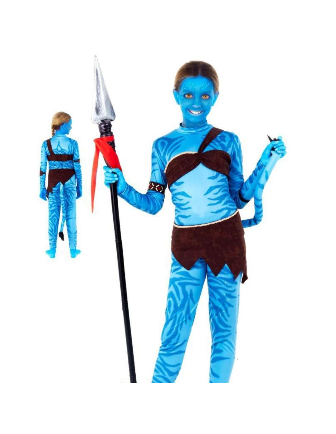 objetivo Inaccesible Fiesta Disfraz de Avatar niña - Envío 24h|Disfraces Bacanal