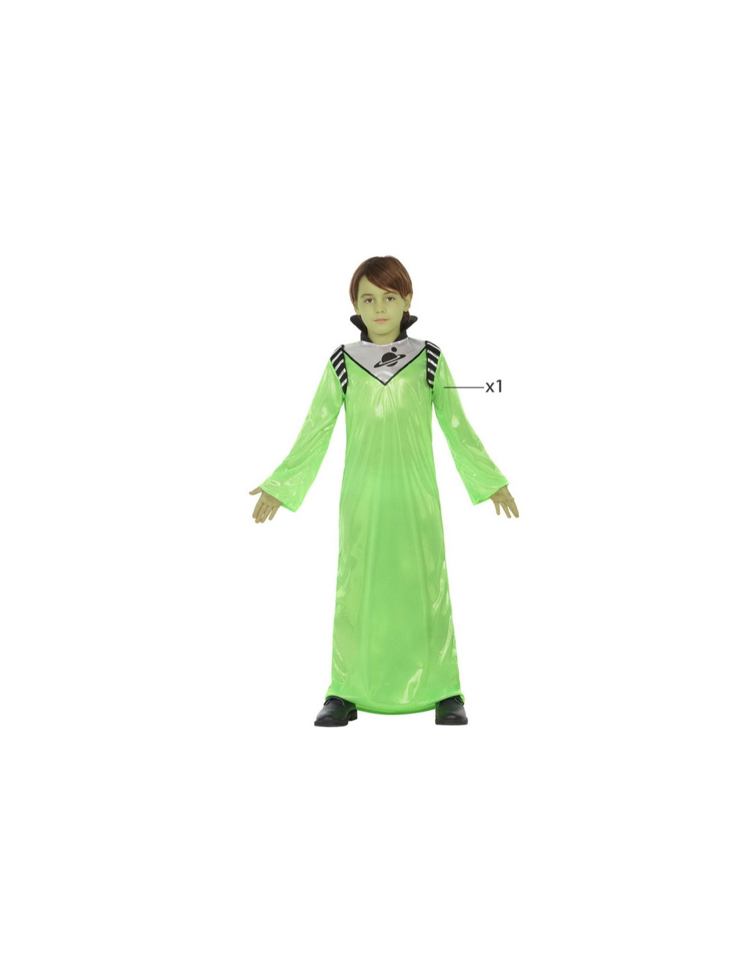 Disfraz alien verde para niño - Envío 24h