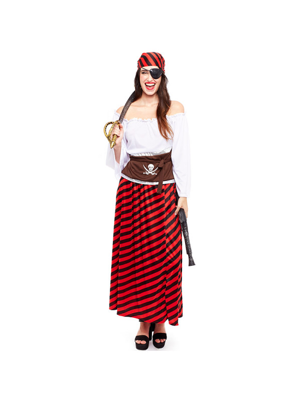Disfraz de pirata para mujer talla grande - Comprar en Disfraces Bacanal