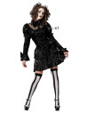 Vestido muñeca lolita negro
