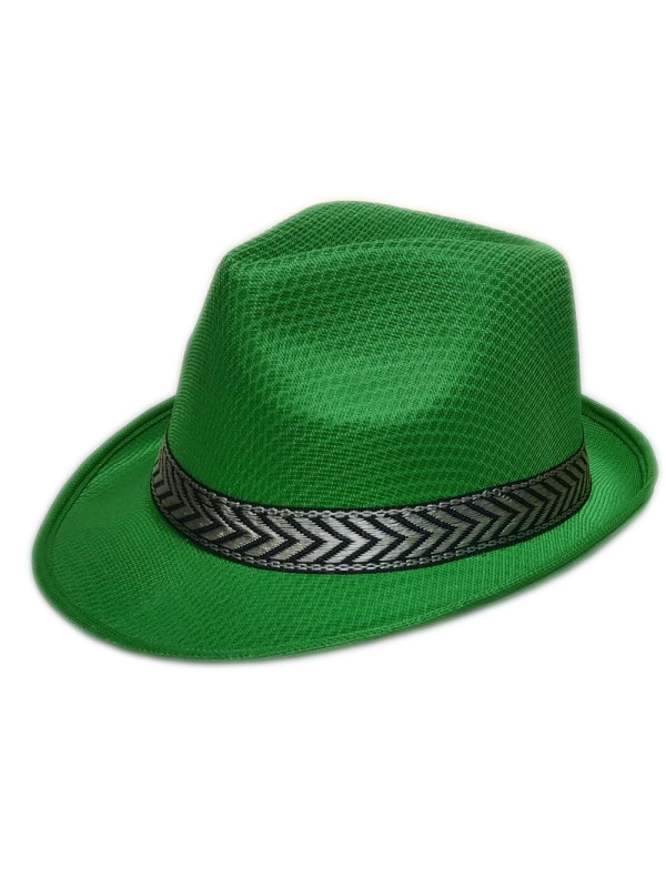 Sombrero verde elegante