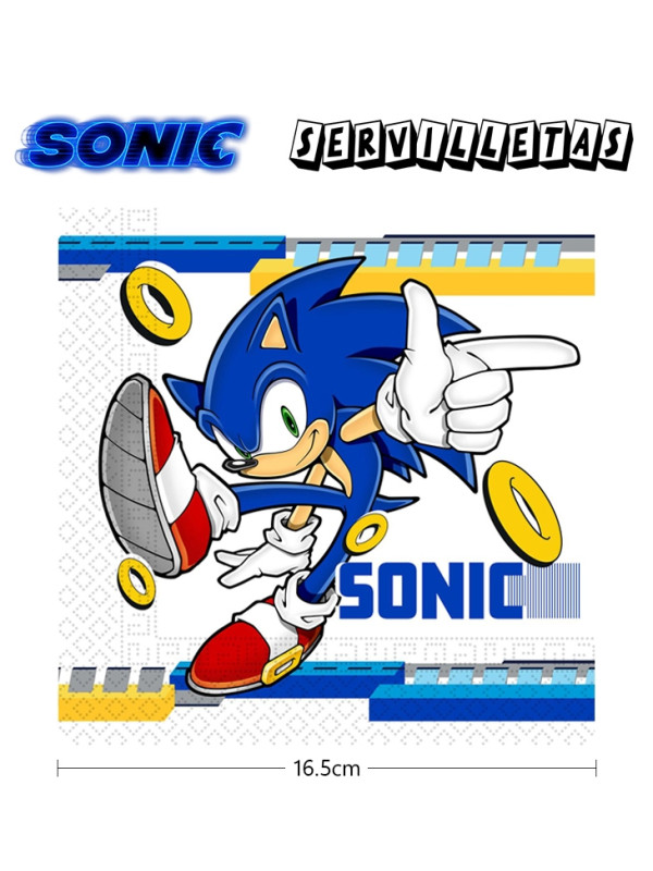 20 Servilletas Sonic