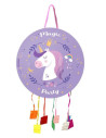 Piñata unicornio lila