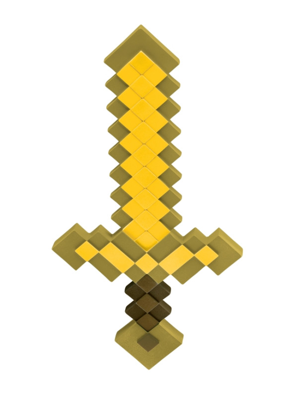 Espada Minecraft oro