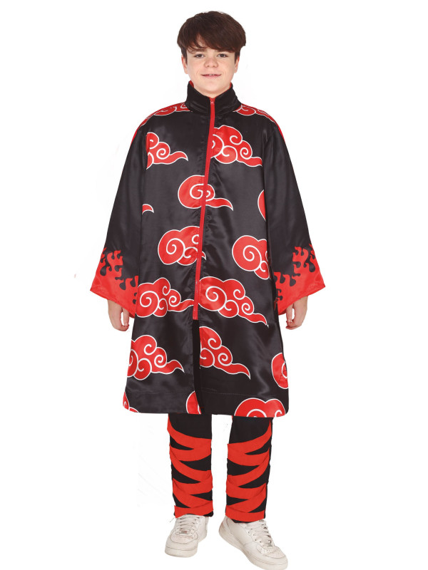 Disfraz de Naruto Ninja Akatsuki adolescente