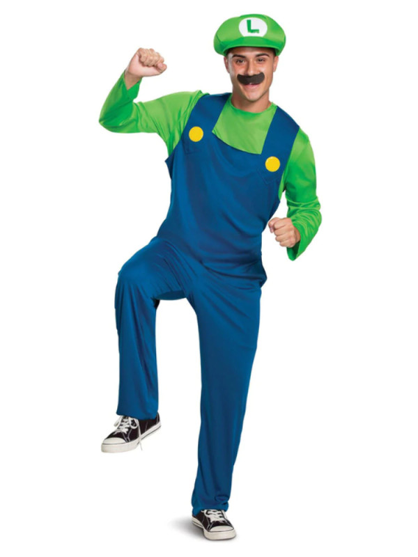 Disfraz Luigi Nintendo para adulto