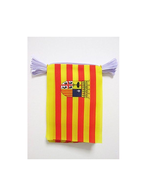 Bandera plástico de Aragón