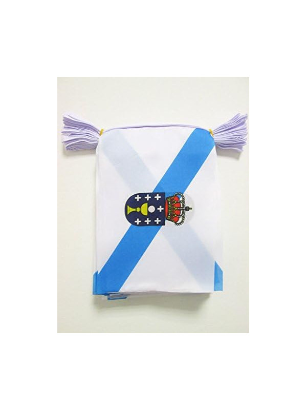 Bandera de plástico de Galicia