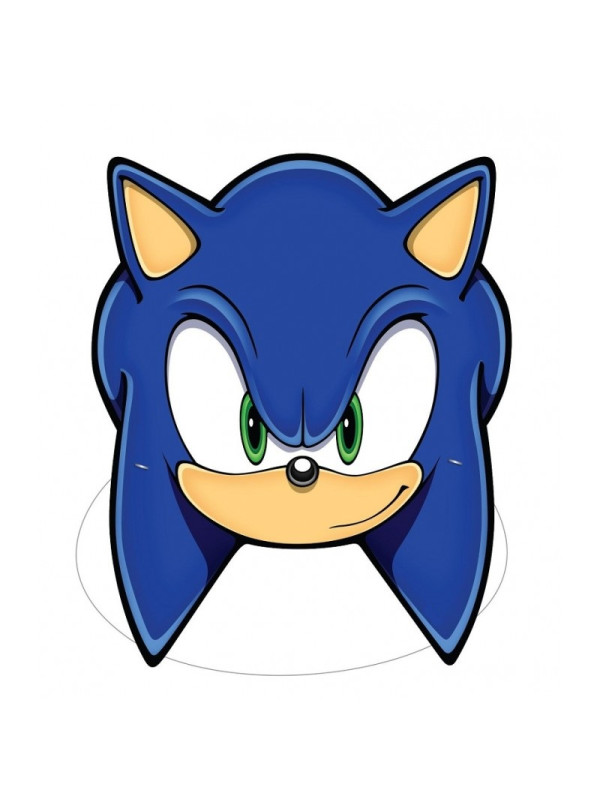 Careta papel Sonic