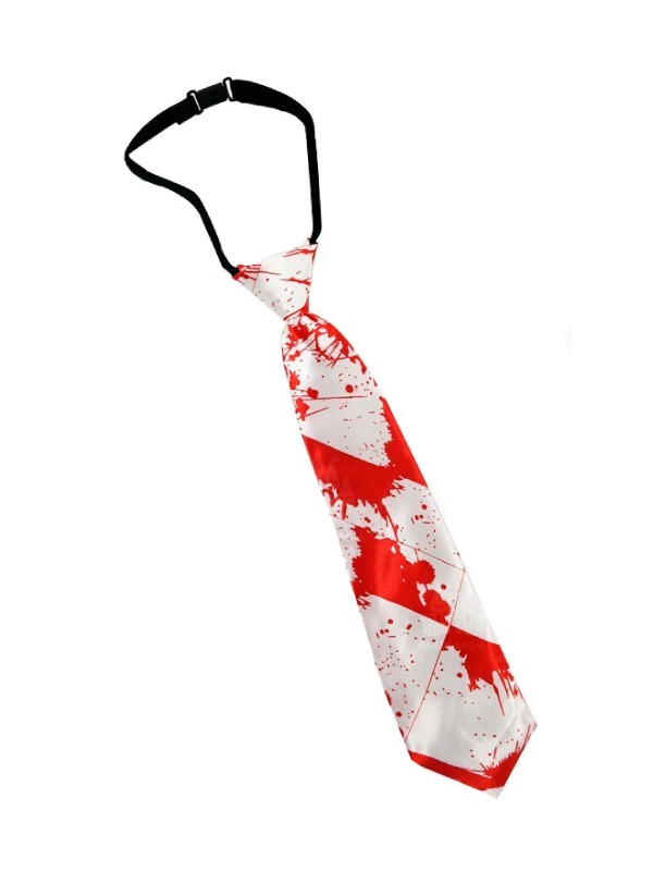 Corbata manchada de sangre