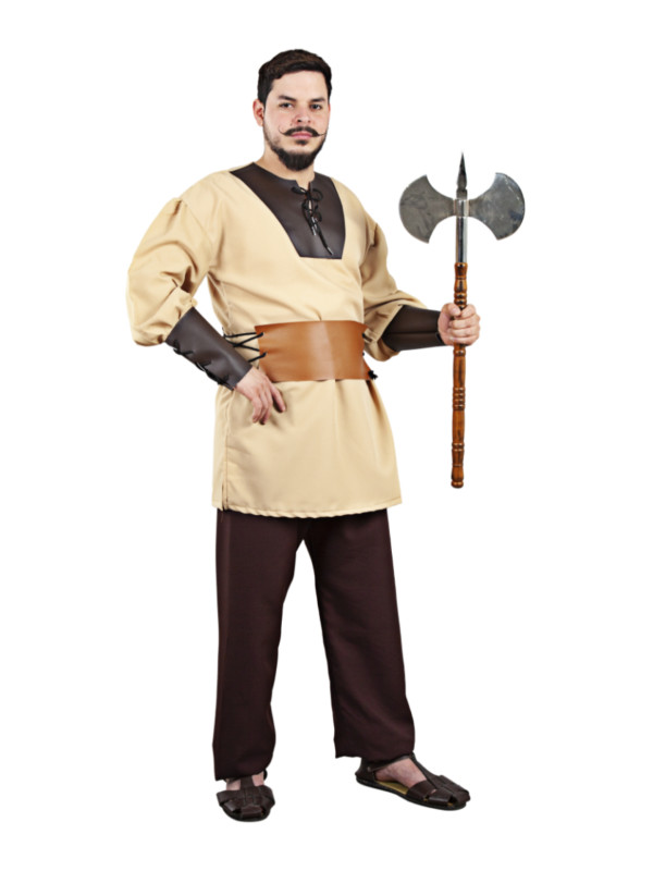 Disfraz leñador medieval para adulto